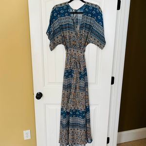 Vici Boho Wrap Dress Size Medium